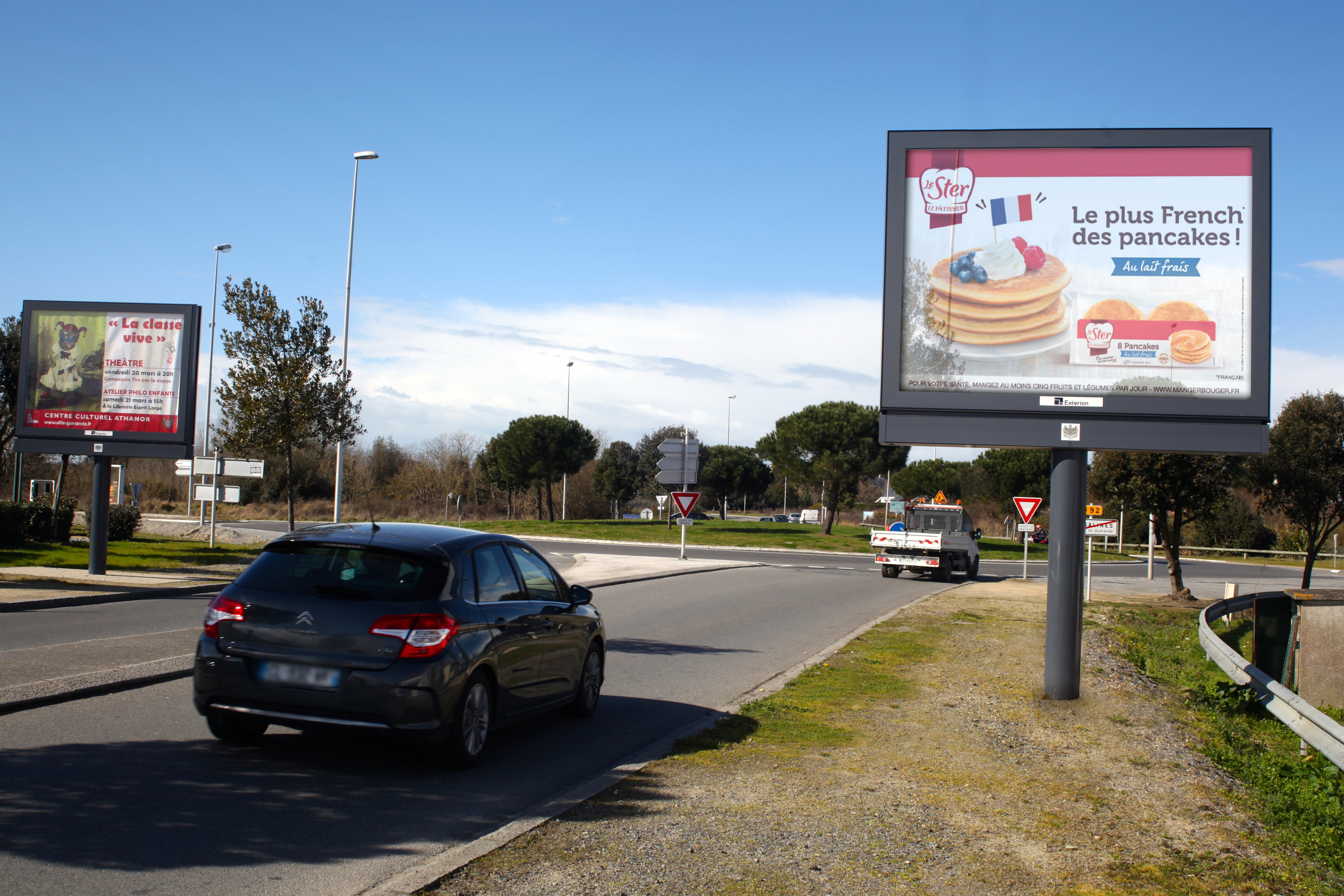 Affichage temporaire