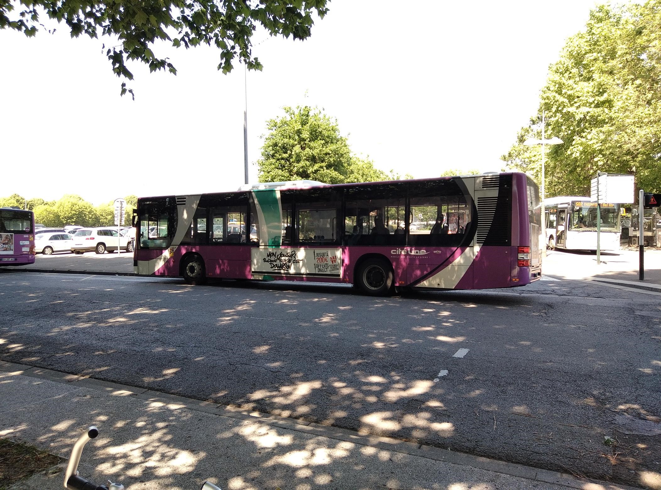 Bus Thionville, Citeline, de profil