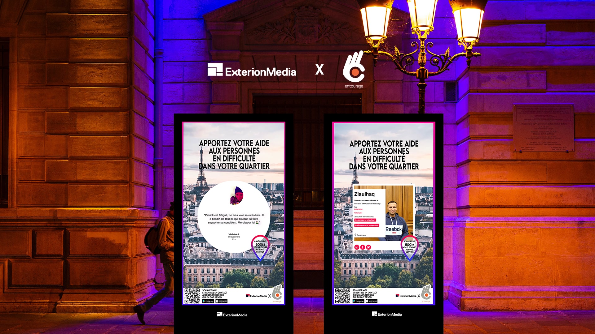 Entourage X Exterion Media France